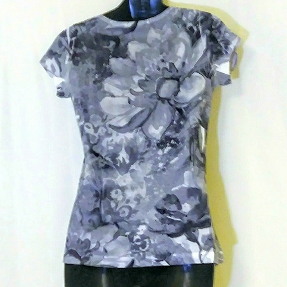 Apt.9  Floral Top Rhinestone Design Size XS - Picture 6 of 6
